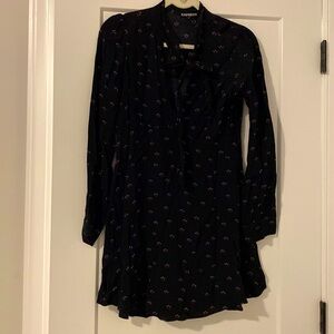 Express Tie Front Dress